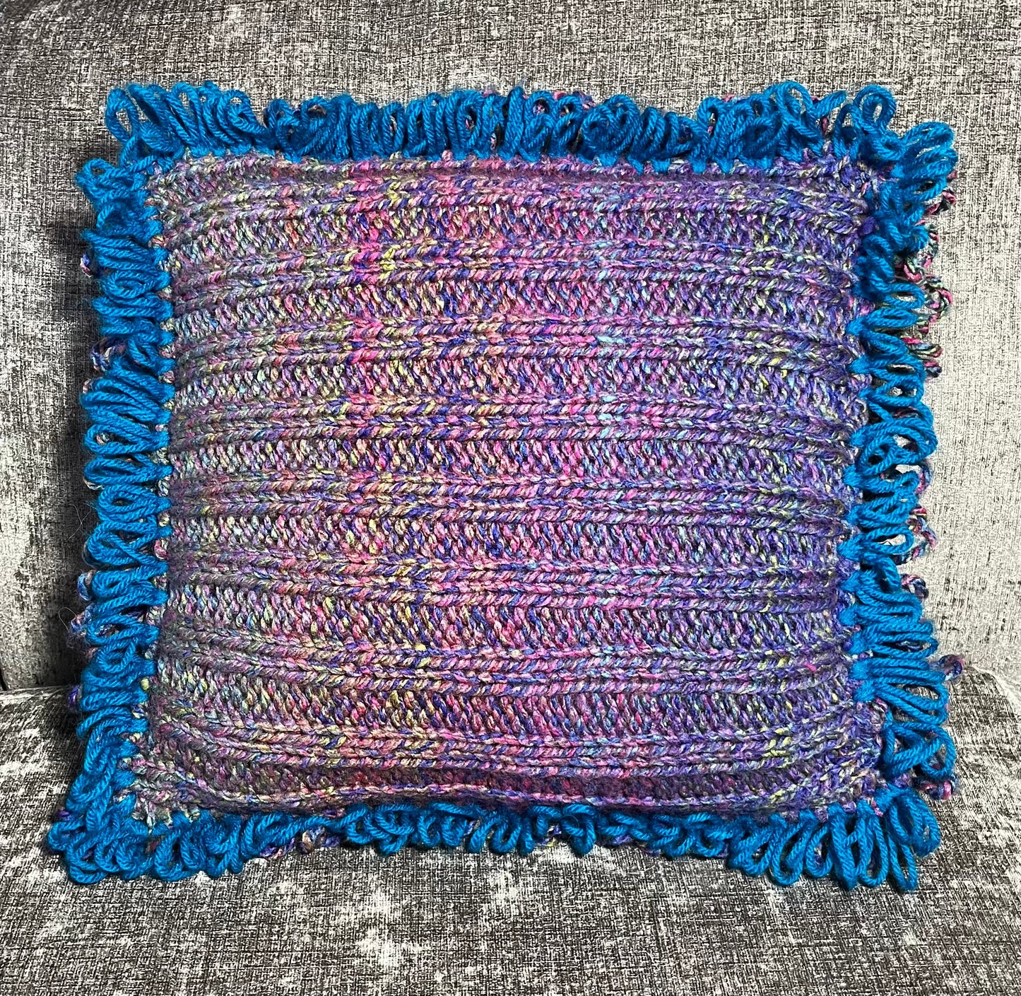 "Choose Your Own Adventure!" Handmade Crochet/Knit Decorative Statement Throw Pillow