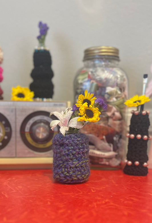 Bud Vase Shortie (Purple Fleck)