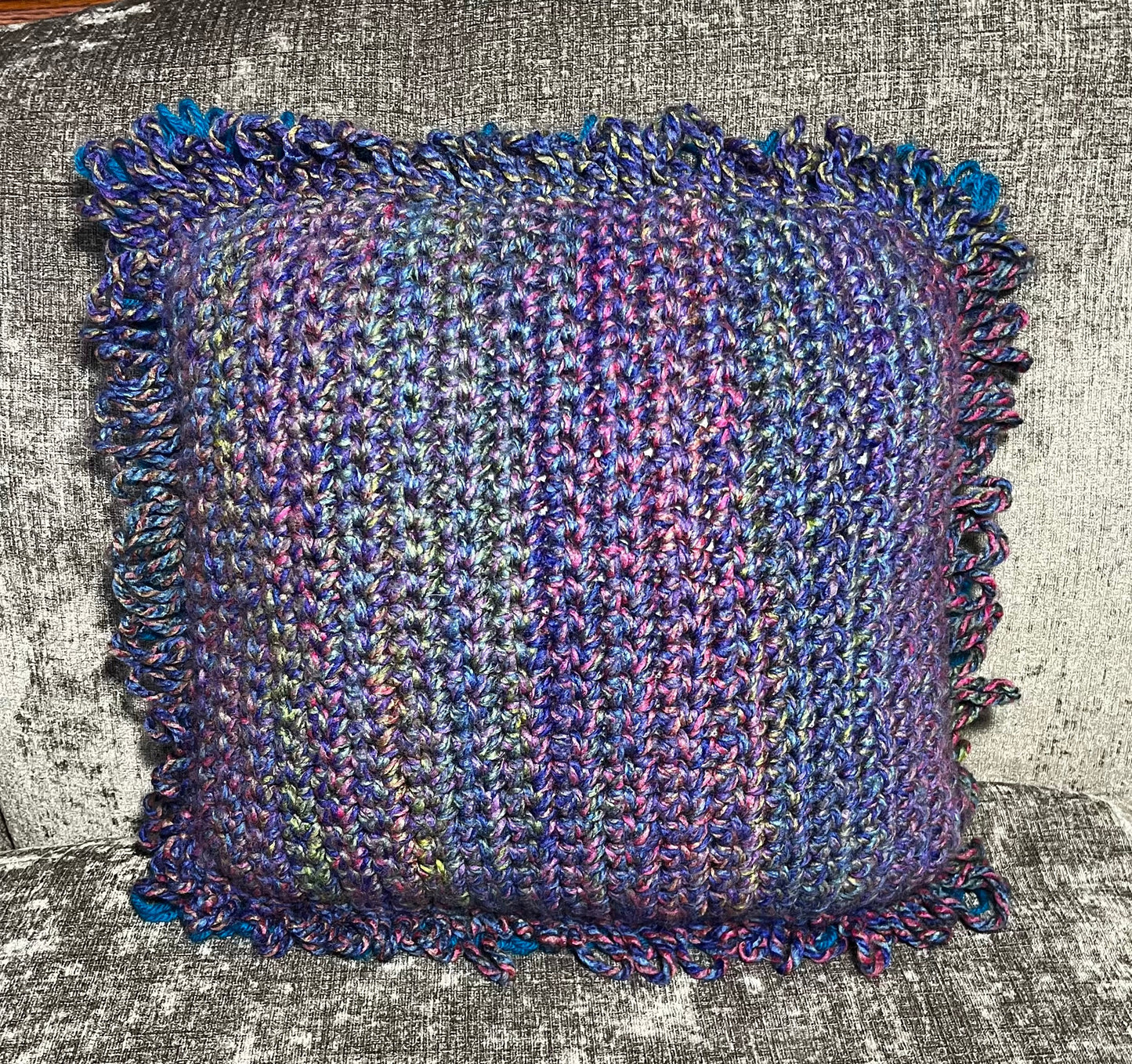 "Choose Your Own Adventure!" Handmade Crochet/Knit Decorative Statement Throw Pillow