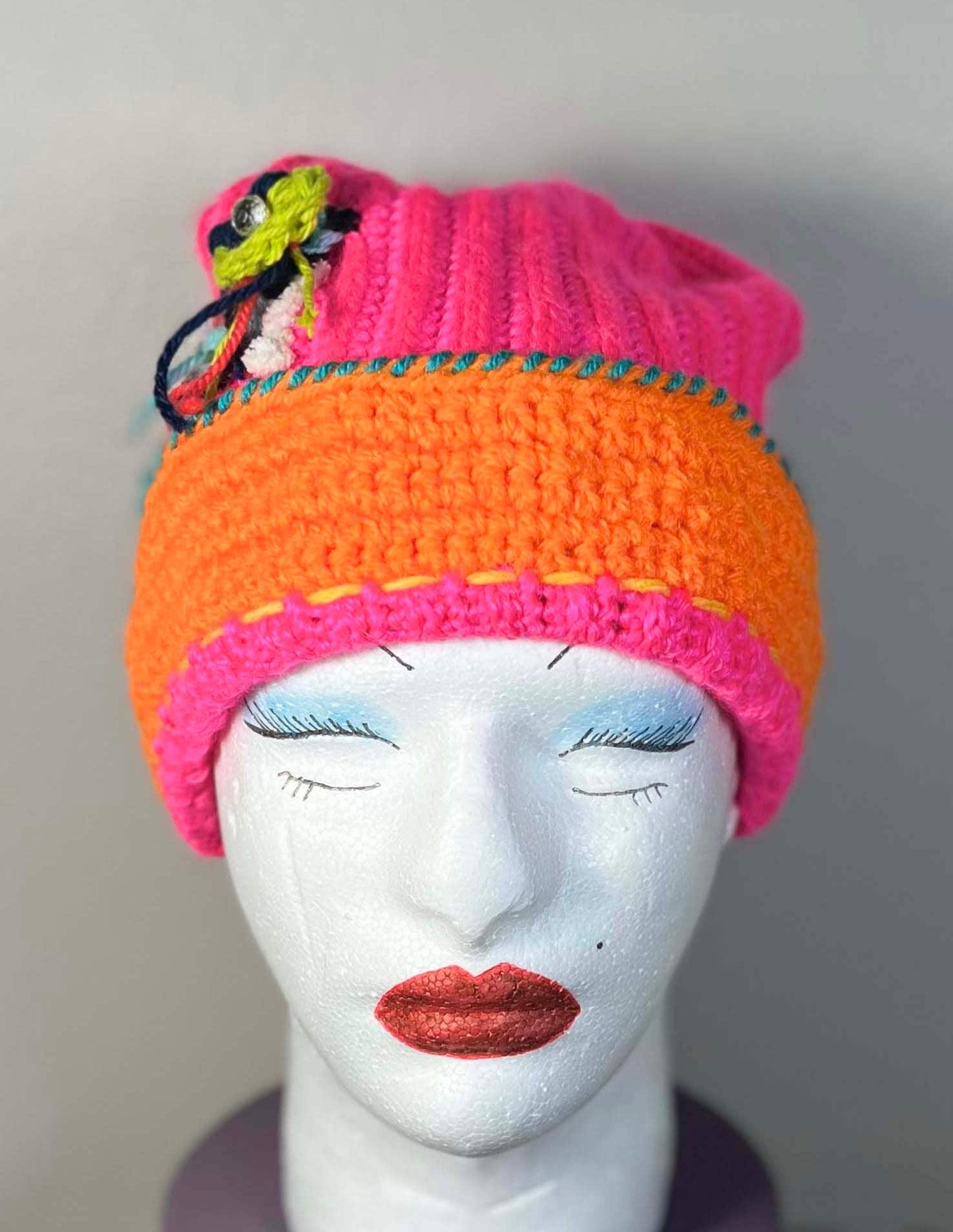 Handmade Pink Crochet Hat