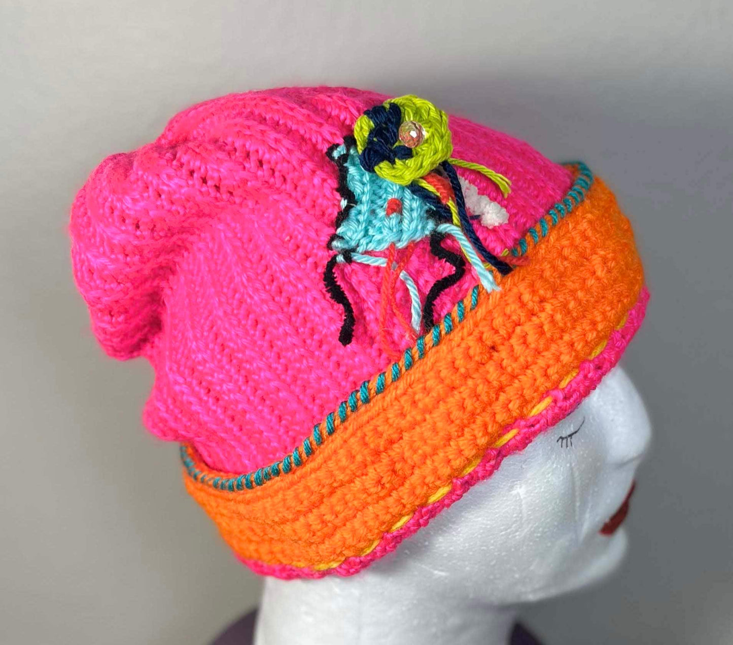 Handmade Pink Crochet Hat